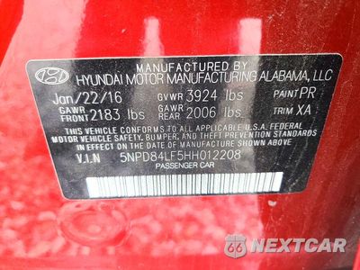 Zdjęcie 12 z 12 samochodu: 2017 HYUNDAI ELANTRA SE VIN:5NPD84LF5HH012208 - miniatura