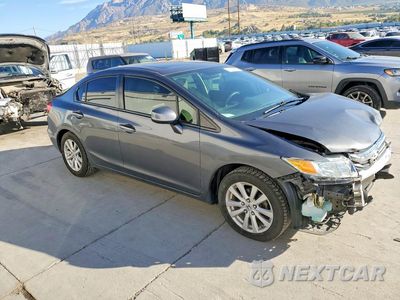 Czwarte zdjęcie samochodu z boku: 2012 HONDA CIVIC EX VIN:2HGFB2F81CH548944 - miniatura