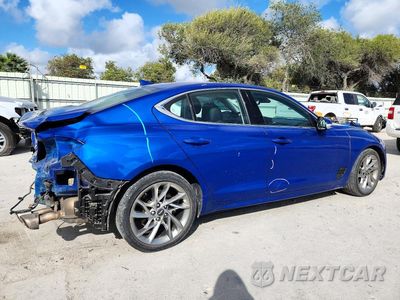 Trzecie zdjęcie samochodu z tyłu: 2022 GENESIS G70 2.0T VIN:KMTG34TA2NU092926 - miniatura