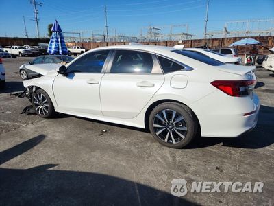 Drugie zdjęcie samochodu z przodu: 2022 HONDA CIVIC EX VIN:2HGFE1F75NH323308 - miniatura