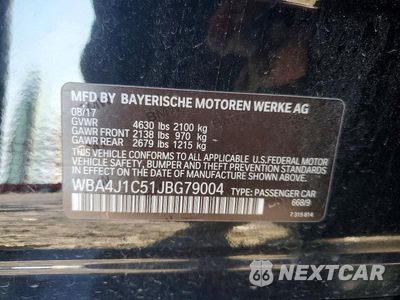 Zdjęcie 13 z 13 samochodu: 2018 BMW 430I GRAN COUPE VIN:WBA4J1C51JBG79004 - miniatura
