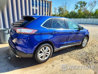 Trzecie zdjęcie samochodu z tyłu: 2015 FORD EDGE SEL VIN:2FMTK4J81FBB05894 - miniatura