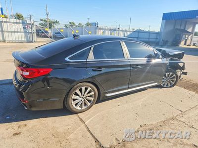 Trzecie zdjęcie samochodu z tyłu: 2015 HYUNDAI SONATA SPORT VIN:5NPE34AF9FH084676 - miniatura
