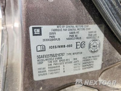 Zdjęcie 14 z 14 samochodu: 2008 BUICK ENCLAVE CXL VIN:5GAEV23758J216767 - miniatura