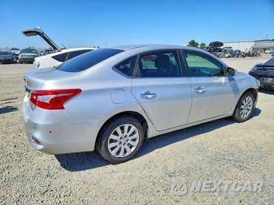Trzecie zdjęcie samochodu z tyłu: 2017 NISSAN SENTRA S VIN:3N1AB7AP8HY297039 - miniatura