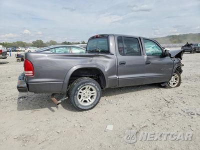 Trzecie zdjęcie samochodu z tyłu: 2002 DODGE DAKOTA QUAD SPORT VIN:1B7HL38X32S723409 - miniatura