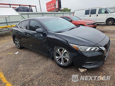 Czwarte zdjęcie samochodu z boku: 2021 NISSAN SENTRA SV VIN:3N1AB8CV0MY224047 - miniatura