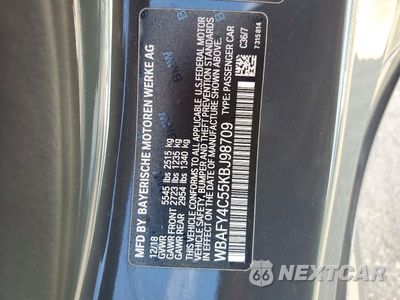 Zdjęcie 12 z 12 samochodu: 2019 BMW M850XI VIN:WBAFY4C55KBJ98709 - miniatura