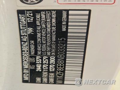 Zdjęcie 12 z 12 samochodu: 2022 MERCEDES-BENZ E 350 4MATIC VIN:W1KZF8EB8NB033215 - miniatura