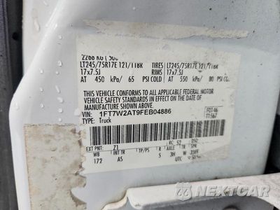 Zdjęcie 12 z 12 samochodu: 2015 FORD F250 SUPER DUTY VIN:1FT7W2AT9FEB04886 - miniatura