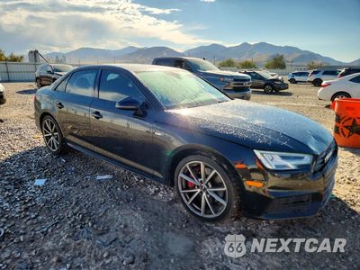 Czwarte zdjęcie samochodu z boku: 2018 AUDI A4 PREMIUM PLUS VIN:WAUENAF41JA075385 - miniatura