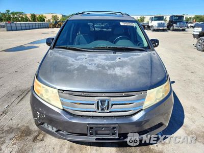Piąte zdjęcie samochodu w środku: 2011 HONDA ODYSSEY EXL VIN:5FNRL5H62BB042517 - miniatura