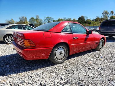 Trzecie zdjęcie samochodu z tyłu: 1991 MERCEDES-BENZ 500 SL VIN:WDBFA66E4MF017494 - miniatura