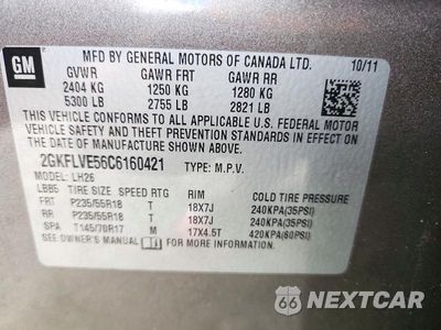 Zdjęcie 14 z 14 samochodu: 2012 GMC TERRAIN SLT VIN:2GKFLVE56C6160421 - miniatura