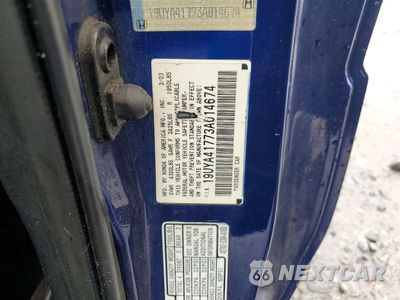Zdjęcie 13 z 13 samochodu: 2003 ACURA 3.2CL TYPE-S VIN:19UYA41773A014674 - miniatura