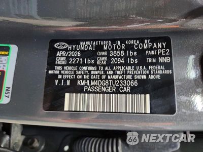 Zdjęcie 12 z 12 samochodu: 2026 HYUNDAI ELANTRA SEL SPORT VIN:KMHLM4DG8TU233066 - miniatura