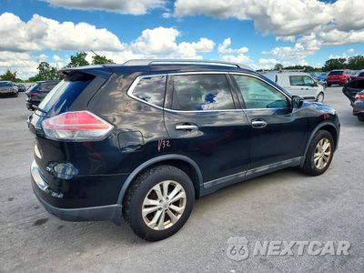 Trzecie zdjęcie samochodu z tyłu: 2015 NISSAN ROGUE SV VIN:5N1AT2MT9FC895955 - miniatura