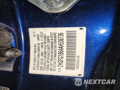 Zdjęcie 12 z 12 samochodu: 2010 HONDA CIVIC LX VIN:2HGFG1B64AH536736 - miniatura