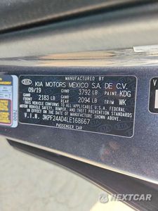 Zdjęcie 13 z 13 samochodu: 2020 KIA FORTE FE VIN:3KPF24AD4LE168667 - miniatura