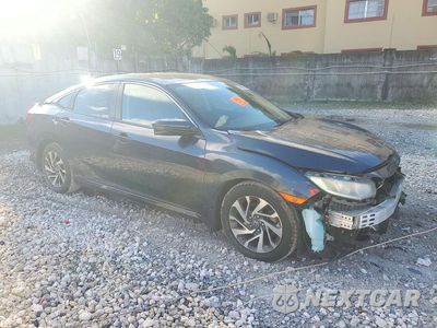 Czwarte zdjęcie samochodu z boku: 2017 HONDA CIVIC EX VIN:19XFC2F70HE006241 - miniatura