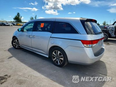 Drugie zdjęcie samochodu z przodu: 2015 HONDA ODYSSEY TOURING VIN:5FNRL5H97FB086321 - miniatura