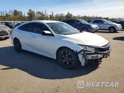 Czwarte zdjęcie samochodu z boku: 2019 HONDA CIVIC SPORT VIN:2HGFC2F8XKH506381 - miniatura