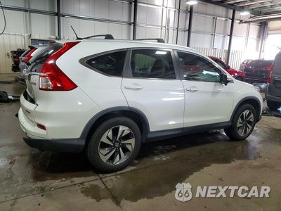 Trzecie zdjęcie samochodu z tyłu: 2015 HONDA CR-V TOURING VIN:5J6RM4H90FL126995 - miniatura