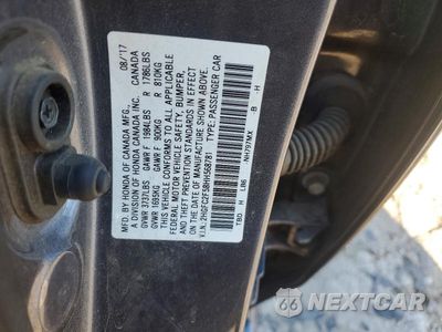Zdjęcie 12 z 12 samochodu: 2017 HONDA CIVIC LX VIN:2HGFC2F58HH568781 - miniatura