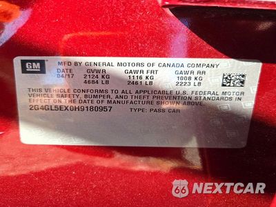 Zdjęcie 13 z 13 samochodu: 2017 BUICK REGAL SPORT TOURING VIN:2G4GL5EX0H9180957 - miniatura