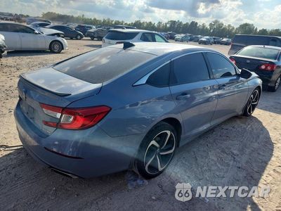 Trzecie zdjęcie samochodu z tyłu: 2021 HONDA ACCORD SPORT VIN:1HGCV1F3XMA093620 - miniatura