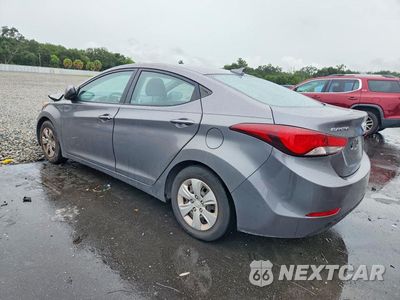 Drugie zdjęcie samochodu z przodu: 2016 HYUNDAI ELANTRA SE VIN:KMHDH4AE4GU645938 - miniatura