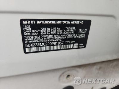 Zdjęcie 14 z 14 samochodu: 2023 BMW X7 XDRIVE40I VIN:5UX23EM02P9P81857 - miniatura