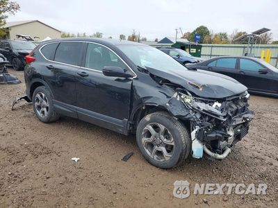 Czwarte zdjęcie samochodu z boku: 2019 HONDA CR-V EX VIN:2HKRW2H55KH625727 - miniatura