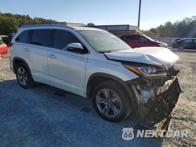 Czwarte zdjęcie samochodu z boku: 2017 TOYOTA HIGHLANDER LIMITED VIN:5TDYZRFHXHS223035 - miniatura
