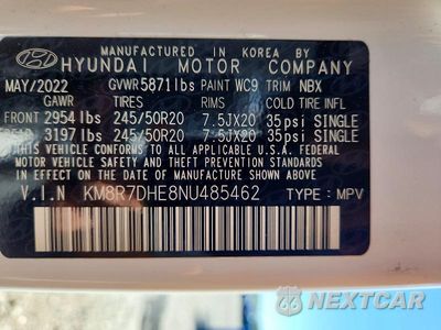 Zdjęcie 14 z 14 samochodu: 2022 HYUNDAI PALISADE CALLIGRAPHY VIN:KM8R7DHE8NU485462 - miniatura