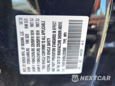 Zdjęcie 13 z 13 samochodu: 2020 HONDA CR-V TOURING VIN:7FART6H99LE022660 - miniatura