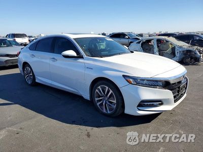 Czwarte zdjęcie samochodu z boku: 2020 HONDA ACCORD TOURING HYBRID VIN:1HGCV3F98LA017618 - miniatura
