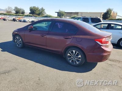Drugie zdjęcie samochodu z przodu: 2014 HONDA CIVIC EX VIN:19XFB2F82EE233583 - miniatura