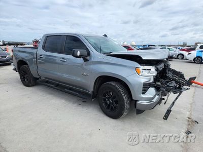 Czwarte zdjęcie samochodu z boku: 2024 CHEVROLET SILVERADO C1500 RST VIN:2GCPADEDXR1262236 - miniatura