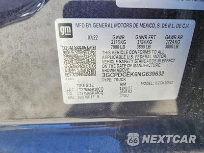 Zdjęcie 13 z 13 samochodu: 2022 CHEVROLET SILVERADO K1500 TRAIL BOSS CUSTOM VIN:3GCPDCEK6NG639632 - miniatura