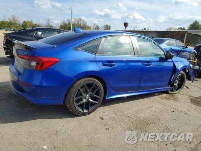 Trzecie zdjęcie samochodu z tyłu: 2022 HONDA CIVIC SI VIN:2HGFE1E53NH473952 - miniatura