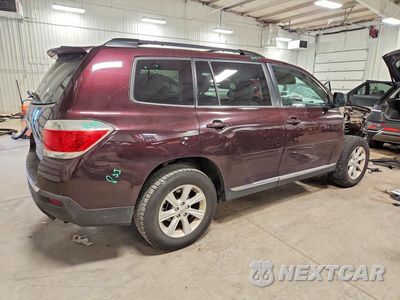 Trzecie zdjęcie samochodu z tyłu: 2012 TOYOTA HIGHLANDER SE VIN:5TDBK3EH2CS134240 - miniatura