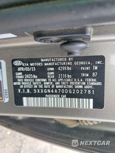 Zdjęcie 12 z 12 samochodu: 2013 KIA OPTIMA EX VIN:5XXGN4A70DG202781 - miniatura