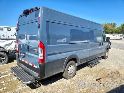 Trzecie zdjęcie samochodu z tyłu: 2021 RAM PROMASTER 3500 DELIVERY VAN VIN:3C6MRVJG4ME541220 - miniatura