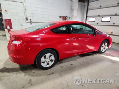 Trzecie zdjęcie samochodu z tyłu: 2013 HONDA CIVIC LX VIN:2HGFG3B55DH520004 - miniatura