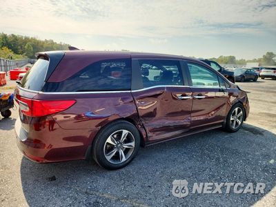 Trzecie zdjęcie samochodu z tyłu: 2018 HONDA ODYSSEY TOURING VIN:5FNRL6H84JB076884 - miniatura