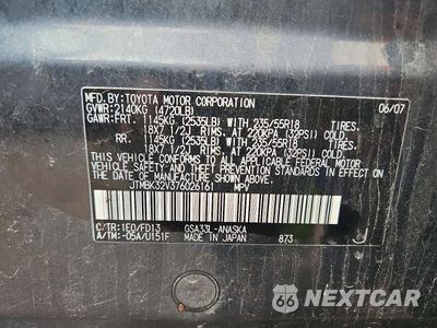 Zdjęcie 14 z 14 samochodu: 2007 TOYOTA RAV4 SPORT VIN:JTMBK32V376026161 - miniatura