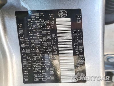 Zdjęcie 12 z 12 samochodu: 2024 TOYOTA CAMRY XLE VIN:4T1F11AK3RU877869 - miniatura
