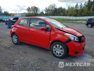 Czwarte zdjęcie samochodu z boku: 2014 TOYOTA YARIS 3-DOOR L VIN:JTDJTUD3XED597116 - miniatura