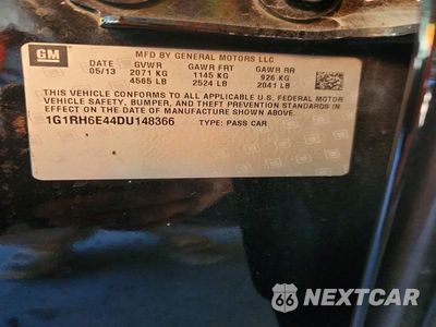 Zdjęcie 12 z 12 samochodu: 2013 CHEVROLET VOLT VIN:1G1RH6E44DU148366 - miniatura